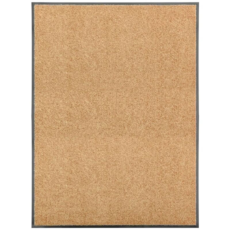 

Happyshopping - Felpudo lavable crema 90x120 cm