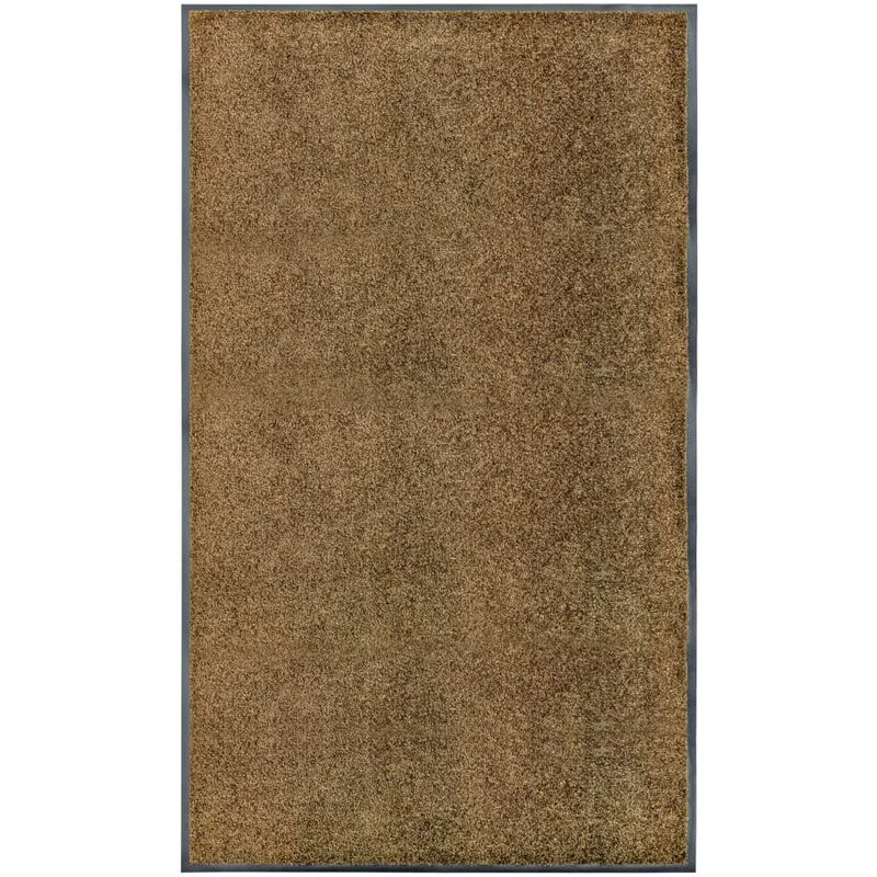 

Felpudo lavable marrón 90x150 cm