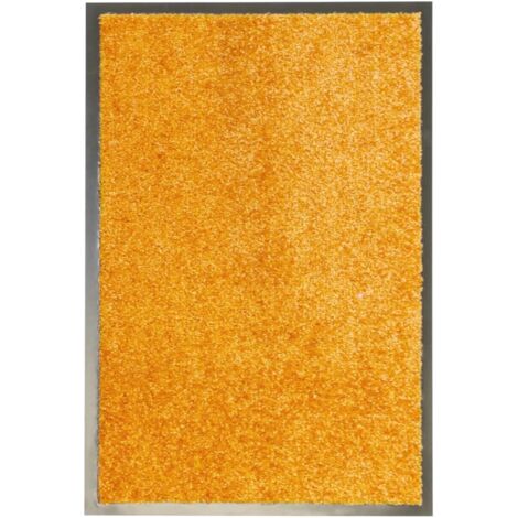 Felpudo lavable naranja 40x60 cm