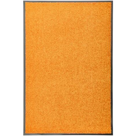Felpudo lavable naranja 60x90 cm
