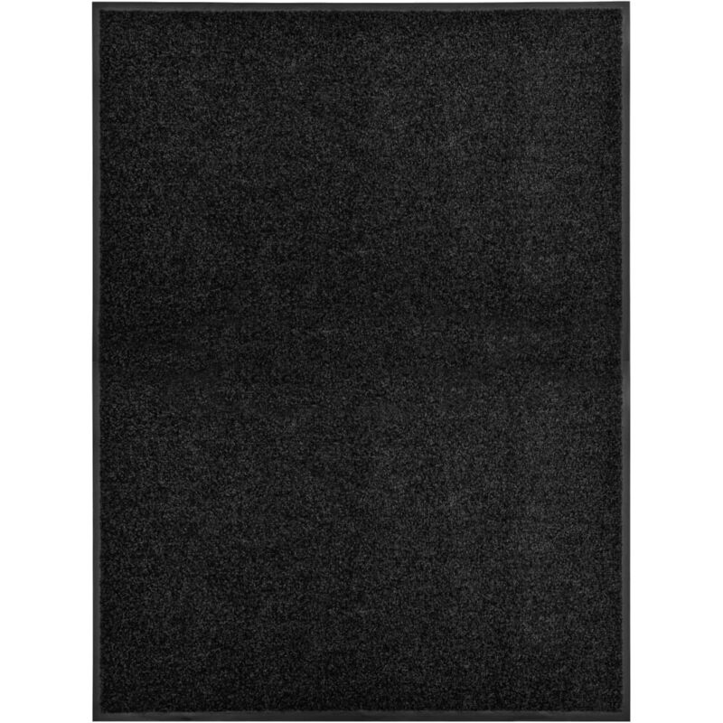 

Felpudo lavable negro 90x120 cm - Negro