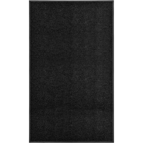 Felpudo lavable negro 90x150 cm DEC023177