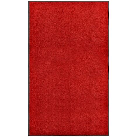 Felpudo lavable Rojo 90x150 cm DEC023187