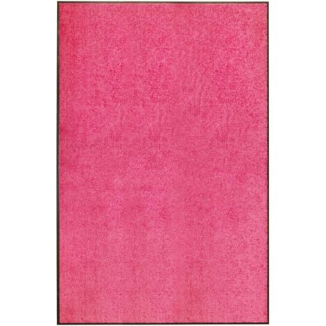 Felpudo lavable rosa 120x180 cm