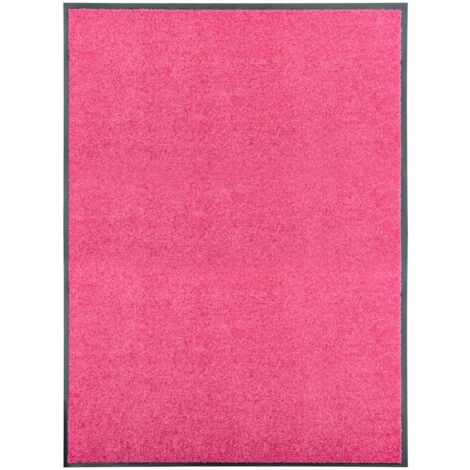 Felpudo lavable rosa 90x120 cm DEC023196