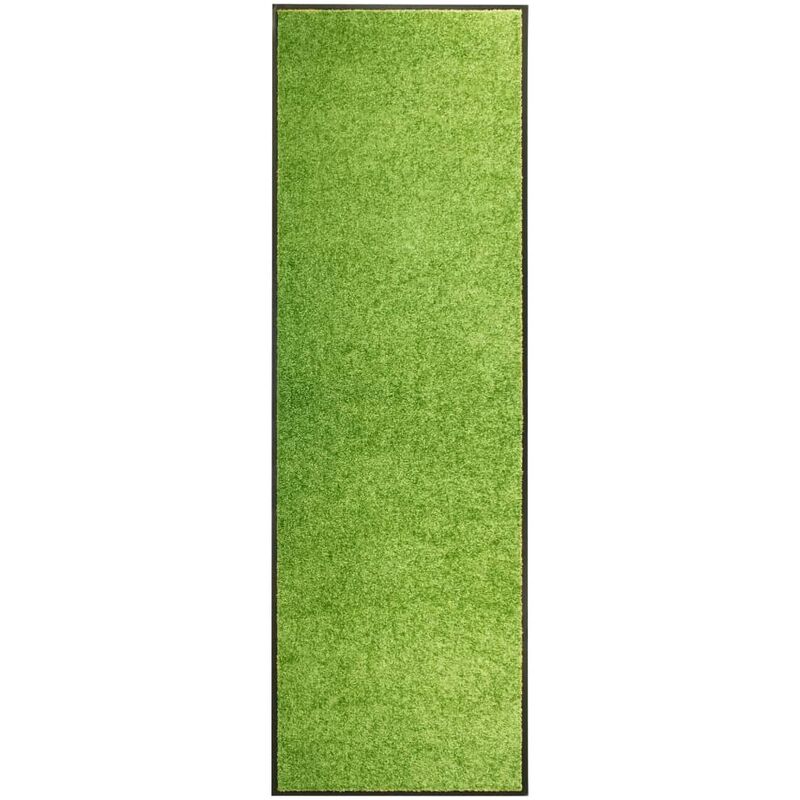 

Vidaxl - Felpudo lavable verde 60x180 cm - Verde