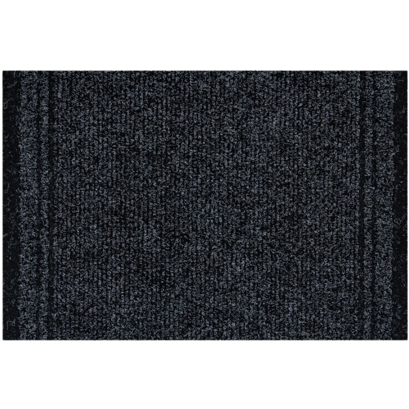 

Felpudo MÁLAGA antracita Tonos de gris y plata 80x180 cm