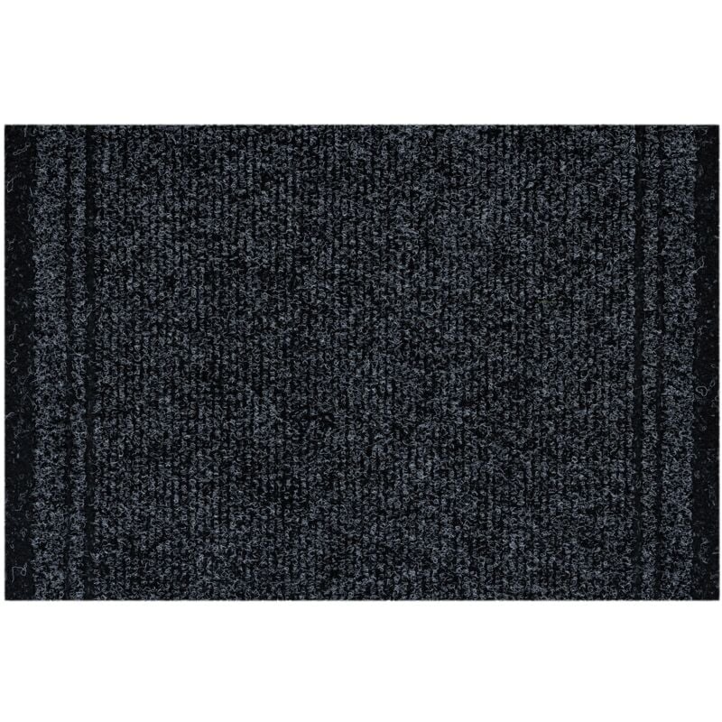 

Rugsx - Felpudo MÁLAGA antracita Tonos de gris y plata 80x360 cm