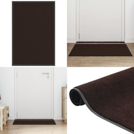 Felpudo marrón 60x90 cm - Felpudo antideslizante - Felpudo para puerta