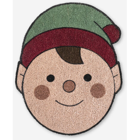 FELPUDO NAVIDAD ELFO 65X50CM
