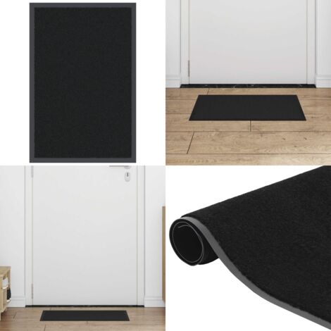 Felpudo negro 40x60 cm - Felpudo negro - Felpudo antideslizante