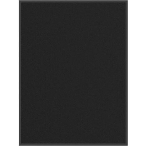 Felpudo negro 80x120 cm