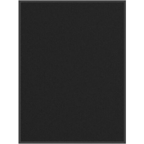 Felpudo negro 80x120 cm vidaXL