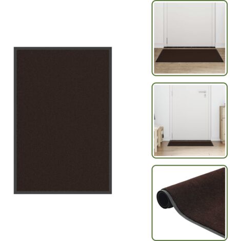 Felpudo para porche - vidaXL Felpudo marrón 60x90 cm - Felpudo para vestidor