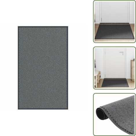 Felpudo para vestidor - vidaXL Felpudo antracita 90x150 cm - Felpudo de bienvenida