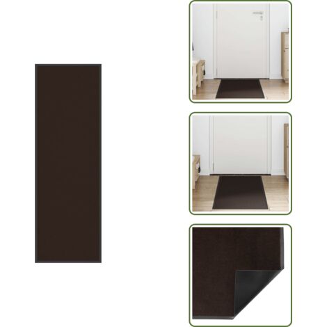 Felpudo para vestidor - vidaXL Felpudo marrón 60x180 cm - Felpudo de polipropileno