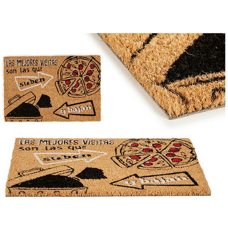 

Felpudo Marrón Negro Fibra de coco (40 x 2 x 60 cm)