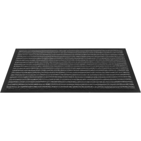 Felpudo PP antracita rayado L400xW600xS5mm