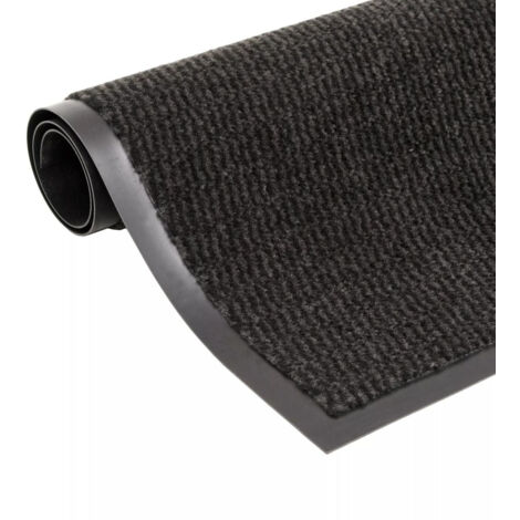 Felpudo rectangular 90 x 150 cm Negro DEC023102
