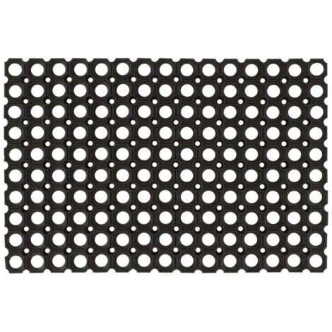 Felpudo rectangular de goma 40x60 cm vidaXL