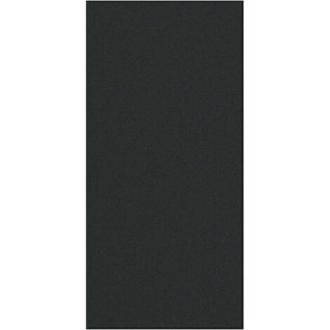 Felpudo rectangular moderno para interior y exterior 120 x 250 cm poliamida negra 020057922