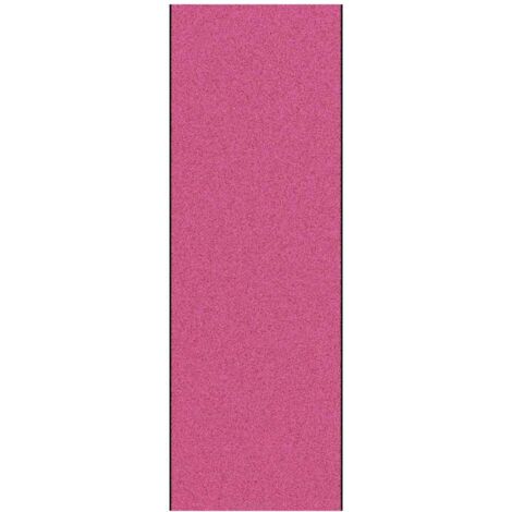 Felpudo rectangular moderno para interior y exterior 120 x 350 cm diseño limpio resistente poliamida rosa 020057945