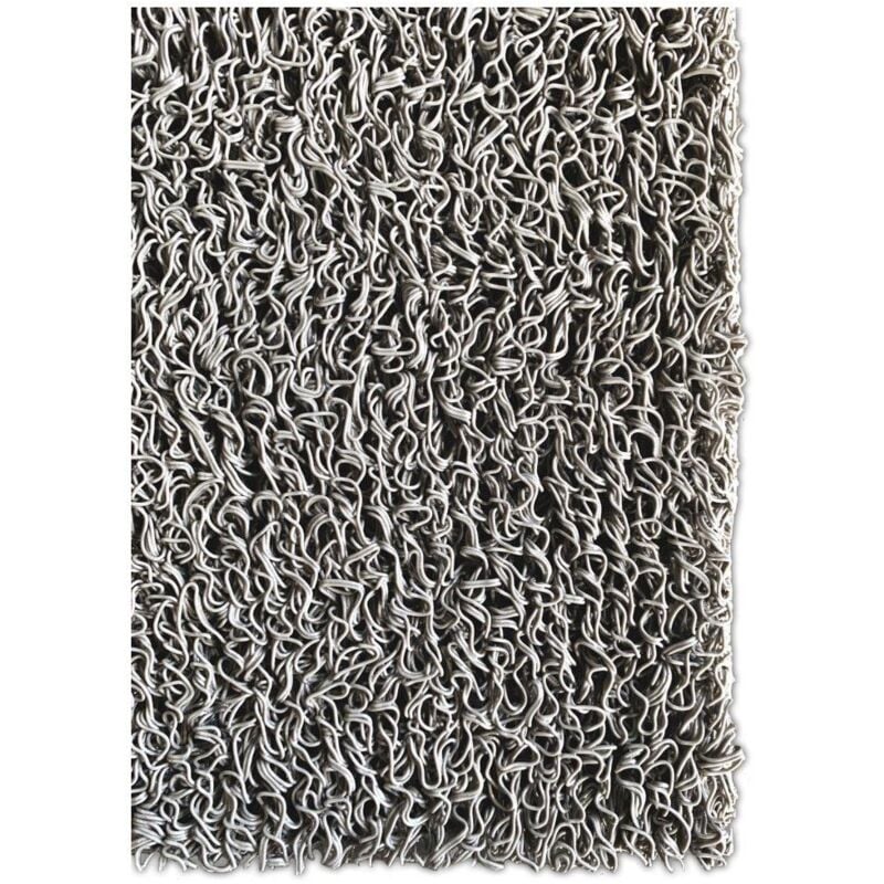

Felpudo Rizos con Base - Metro Lineal - color :Gris - Gris - Gris