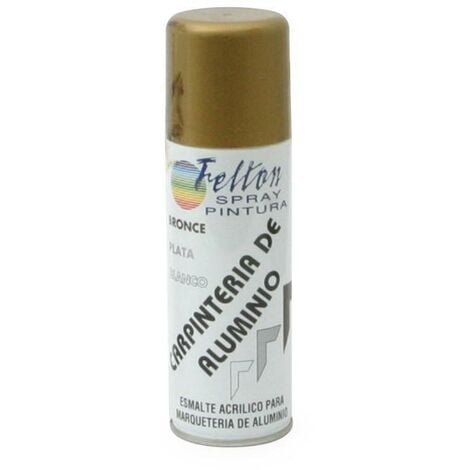 LED LEDS FELTON spray pintura aluminio bronce 200ml , spray pintura aluminio bronce 200ml