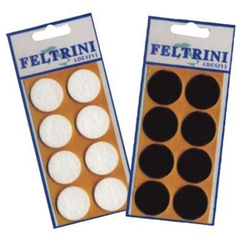 Feltrini adesivi marroni per mobili 26mm