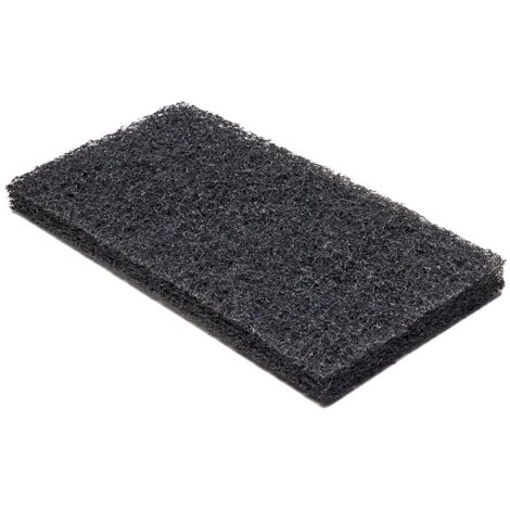 feltro abrasivo nero pulizia 250x115 mm per pulitura frattone portafeltri