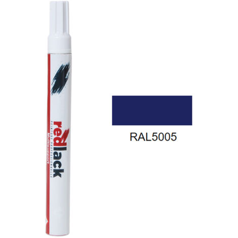 Feltro Vernice per ritocchi 8 ml – RAL 5005 – Blu sicurezza – satinata – multisupporto – Redlack