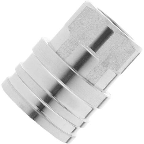 Female High Pressure 1/4 Stainless Steel Nozzle Adapter for Pressure Washer Waterproof Quick Connector for Garden Hose Use Car Wash