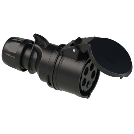 FEMELLE CEE 16 A 5 PÔLES PCE VENTTECHNIK 215-6X 400 V NOIR 1 PC(S)