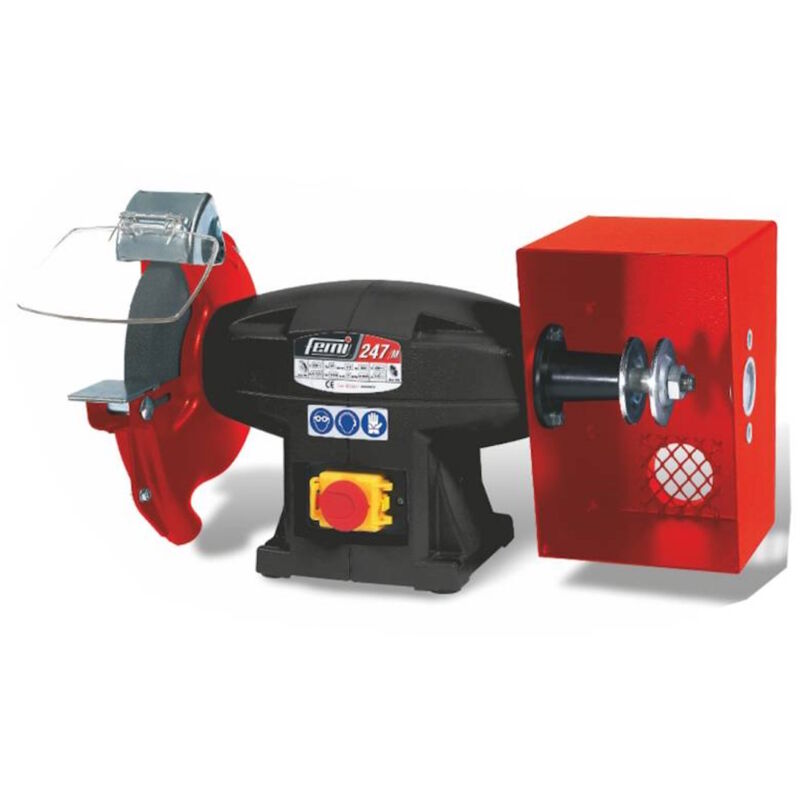 Femi - 247/M Smerigliatrice combinata con mole e spazzola 850W 400V