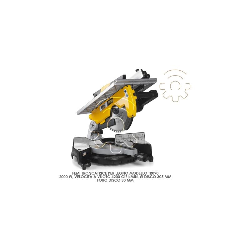 Scie a onglets Femi TR090 2000 w scie circulaire a disque 305 mm