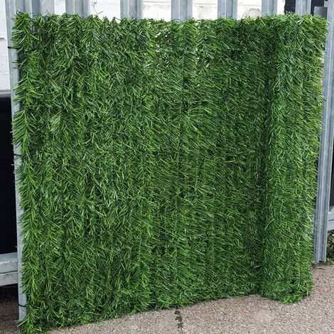 Fence artificielle du rotolo rotolo 3 m Ignifuga écran vert Basic Brixo 1.5x3 Mt.