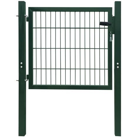 main image of "Fence Gate Steel Green 103x150 cm - Green"