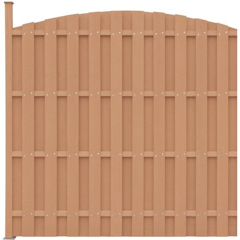 Fence Panel with 1 Post WPC 180x