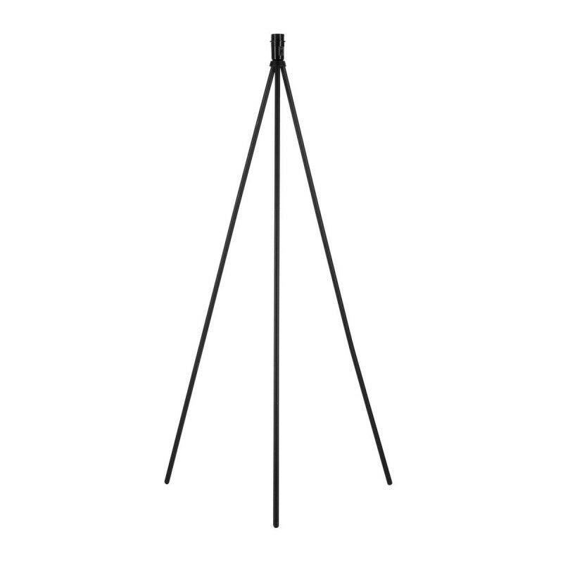 FENDA lampadaire trépied, noir, sans abat-jour, E27, 40W max.