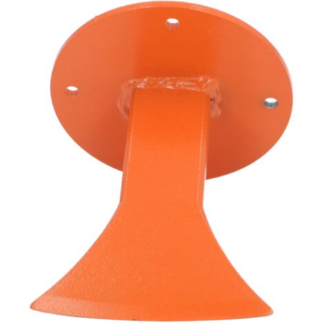 Fendeur de bois d'allumage en acier forgé, coin manuel pour cheminées, poêles, Orange