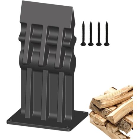 Fendeur de bois manuel, outil de fendage de bois, fendeur de bois polyvalent en fonte, fendeur de bois