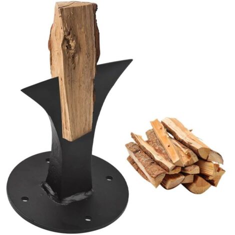Fendeur de Bûches Manuel Compact pour Poêle et Cheminée – 4 Vis Incluses