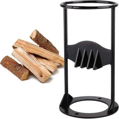 Fendeur de Bûches Manuel en Acier au Carbone, Robuste pour Bois de Chauffage, Usage Domestique Ortviai