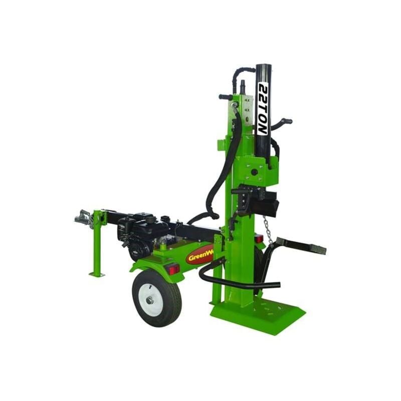 Fendeur de bûches tractable 22 Tonnes - 6.5cv Greenwood