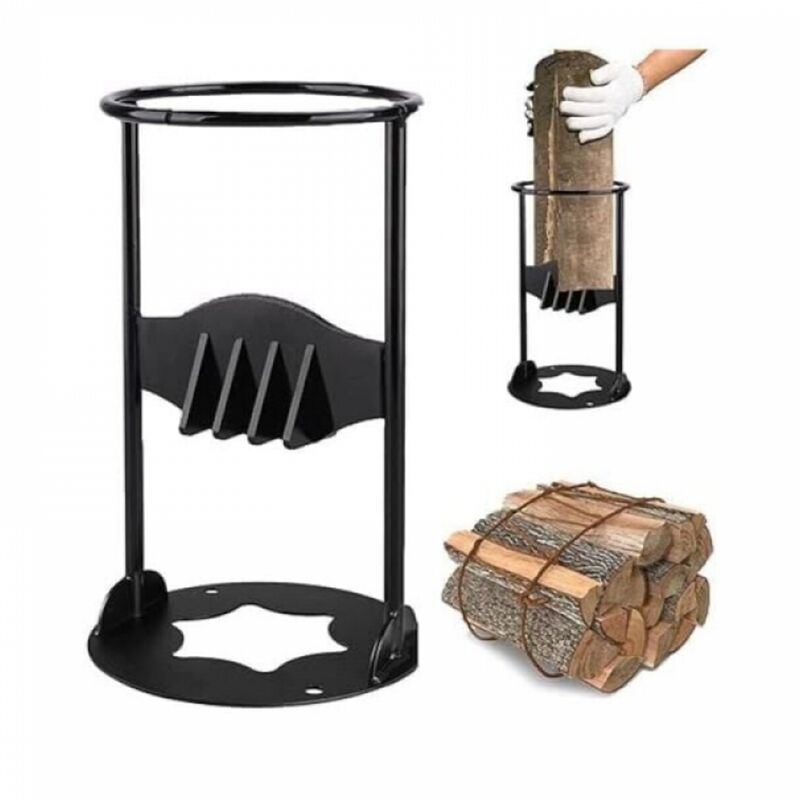 Cyslmuk - Fendeuse de bois robuste en fonte, protocole manuel, fendeuse de bois, fendeuse de bois de chauffage légère, fendeuse de bois d'allumage