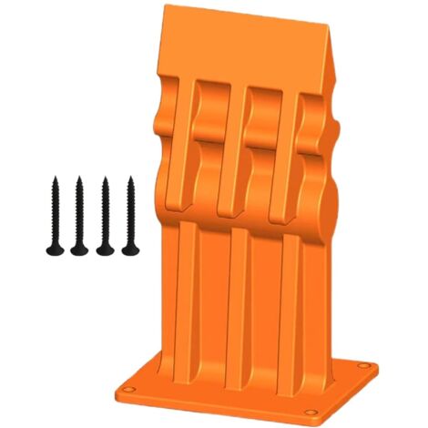 Fendeuse de bûches manuelle, outil de fendage de bûches, fendeuse de bûches multifonction en fonte, fendeuse de bûches orange