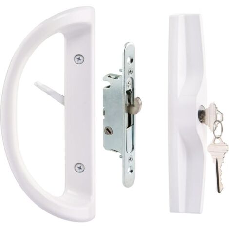 Fenêtre coulissante aluminium avec serrure – Poignée réversible pour portes bois et aluminium – Installation facile et sécurisée
