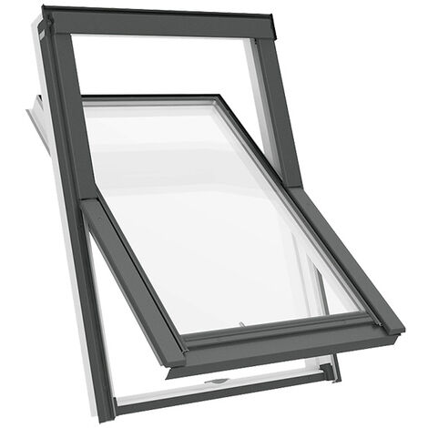Fenêtre de toit M4A 78 x 98 cm Solstro APY B900, PVC Blanc