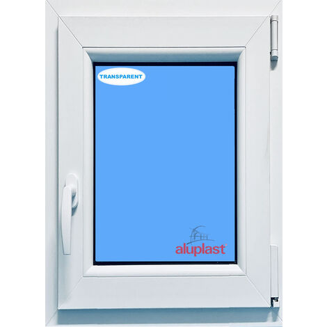 Fenêtre PVC H1000 mm X L700 mm Blanc, Oscillo-battante Tirant Droit Verre Transparent