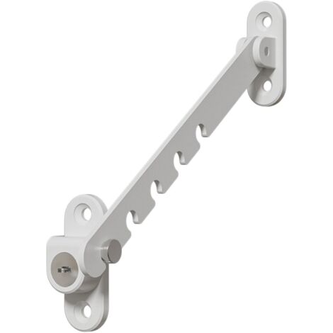 Fenêtre tendeur-verrouillage de sécurité-porte-limiteur de - verrouillage - Windhook - expander - pour l'extérieur et l'Intérieur de la Cabine Crochet émerillon-Blanc -